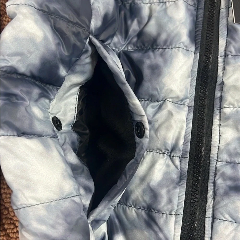 Canada Goose Richmond Women's Blue Down Puffer Zip Up Jacket Coat Haze Print M - Picture 13 of 16